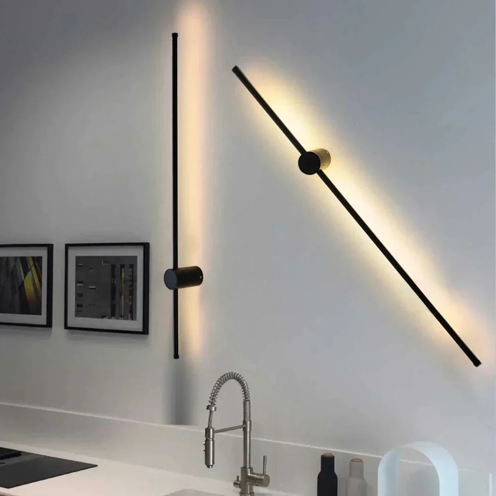 LED аплик ALPINE 34W 100cm Black