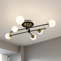 LED осветително тяло PIMORA Мат абажур Черен Еквивалент 400W Дистанционно
