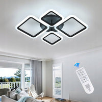 LED осветително тяло 2+2 DIAMOND Black Еквивалент 350W Дистанционно управление