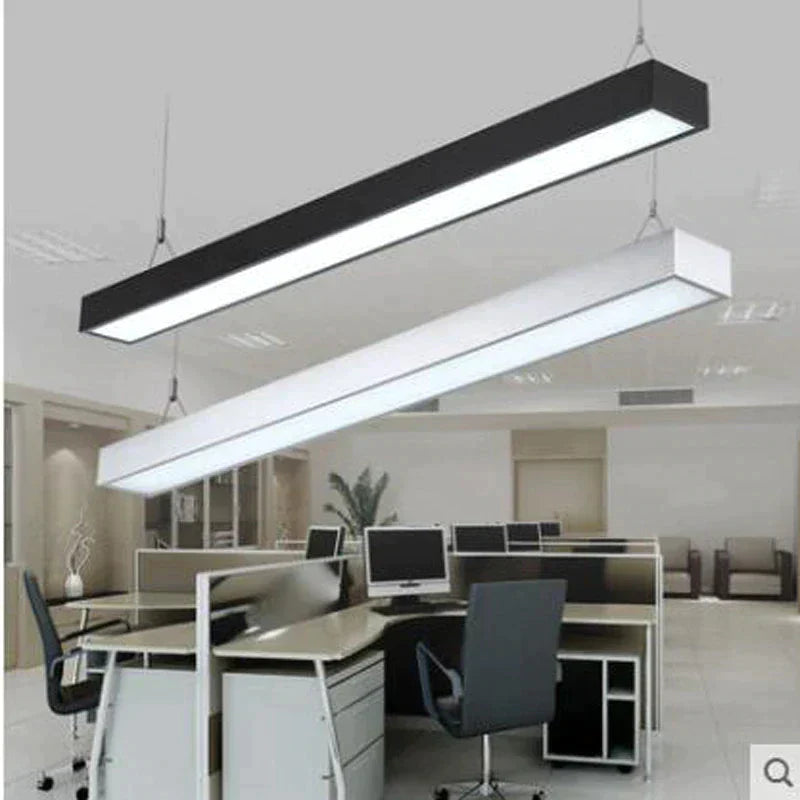 Линеен LED осветител 54W 120cm висящ/за повърхностен монтаж черен