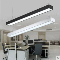 Линеен LED осветител 54W 120cm висящ/за повърхностен монтаж черен