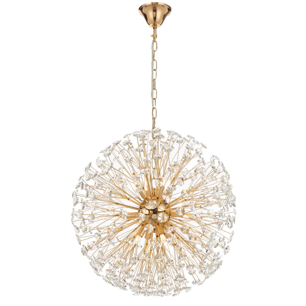 Осветително тяло висящо Crystal Dandelion Gold