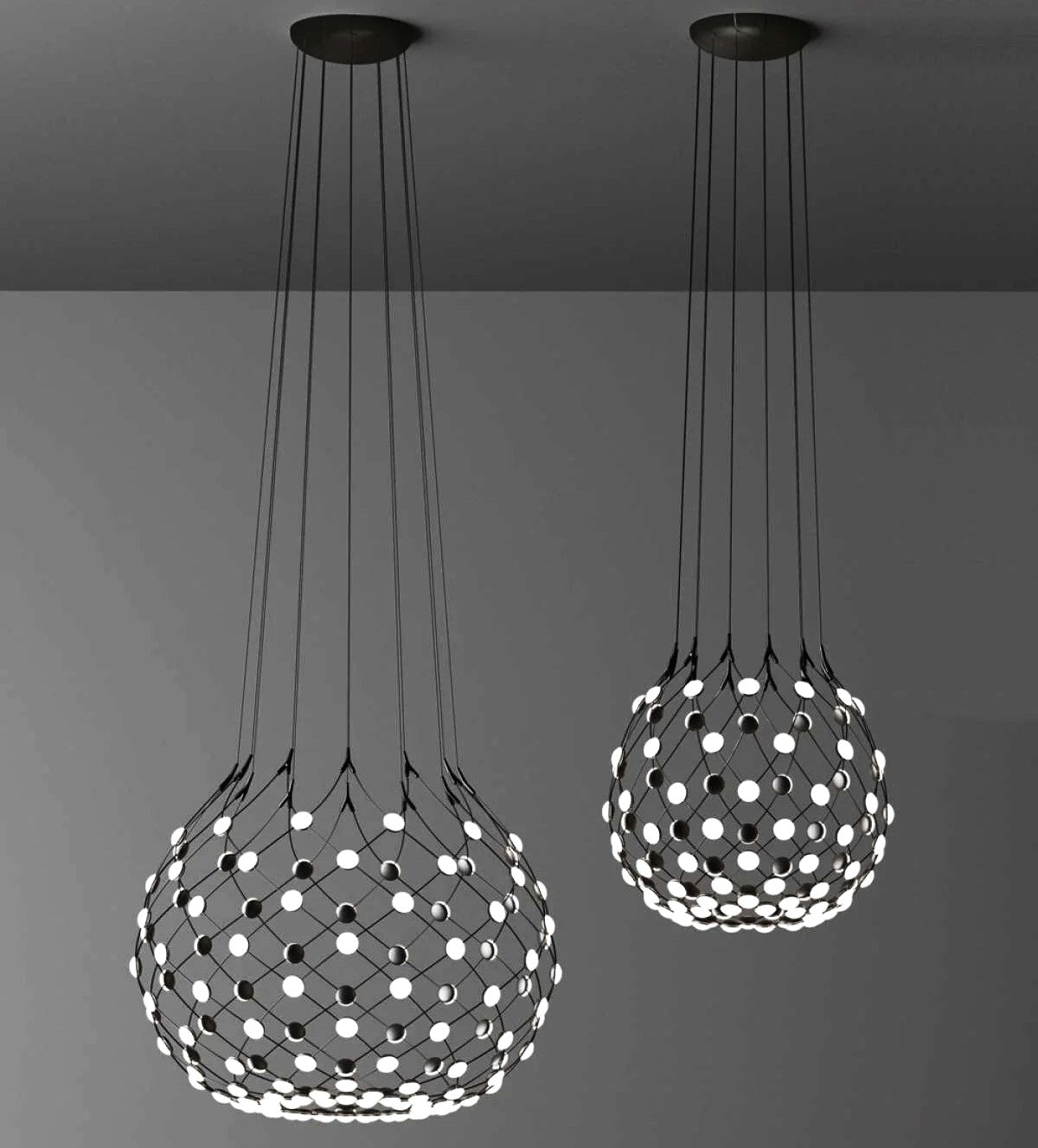 LED пендел LUGARO DIA Black