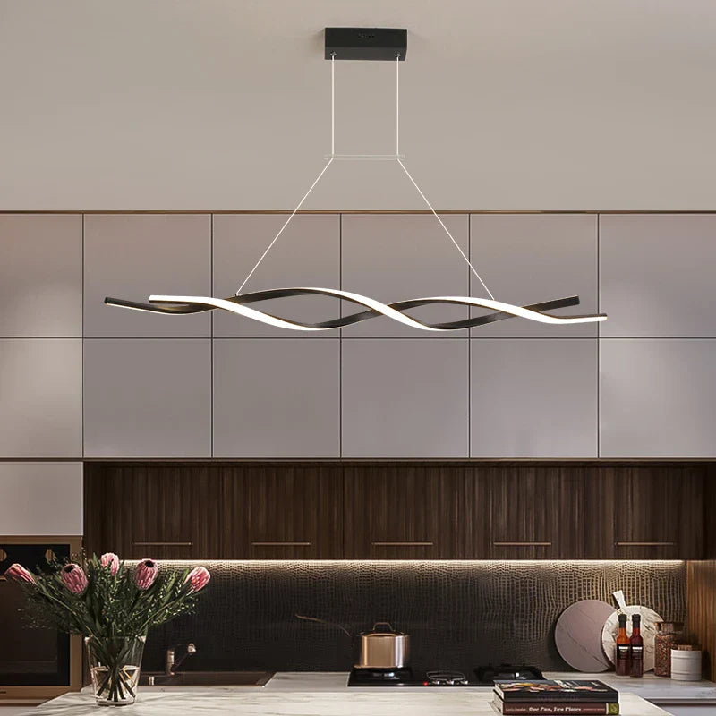 LED осветително тяло тип пендел Black Swan, еквивалент 300W