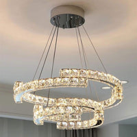 LED осветително тяло от кристал, висящо Glamorous, еквивалент 600W