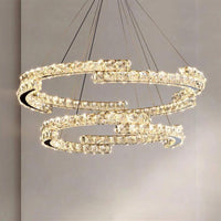 LED осветително тяло от кристал, висящо Glamorous, еквивалент 600W