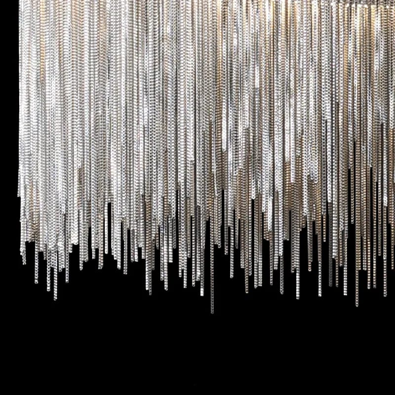 LED осветително тяло тип пендел Silver Chains Deluxe