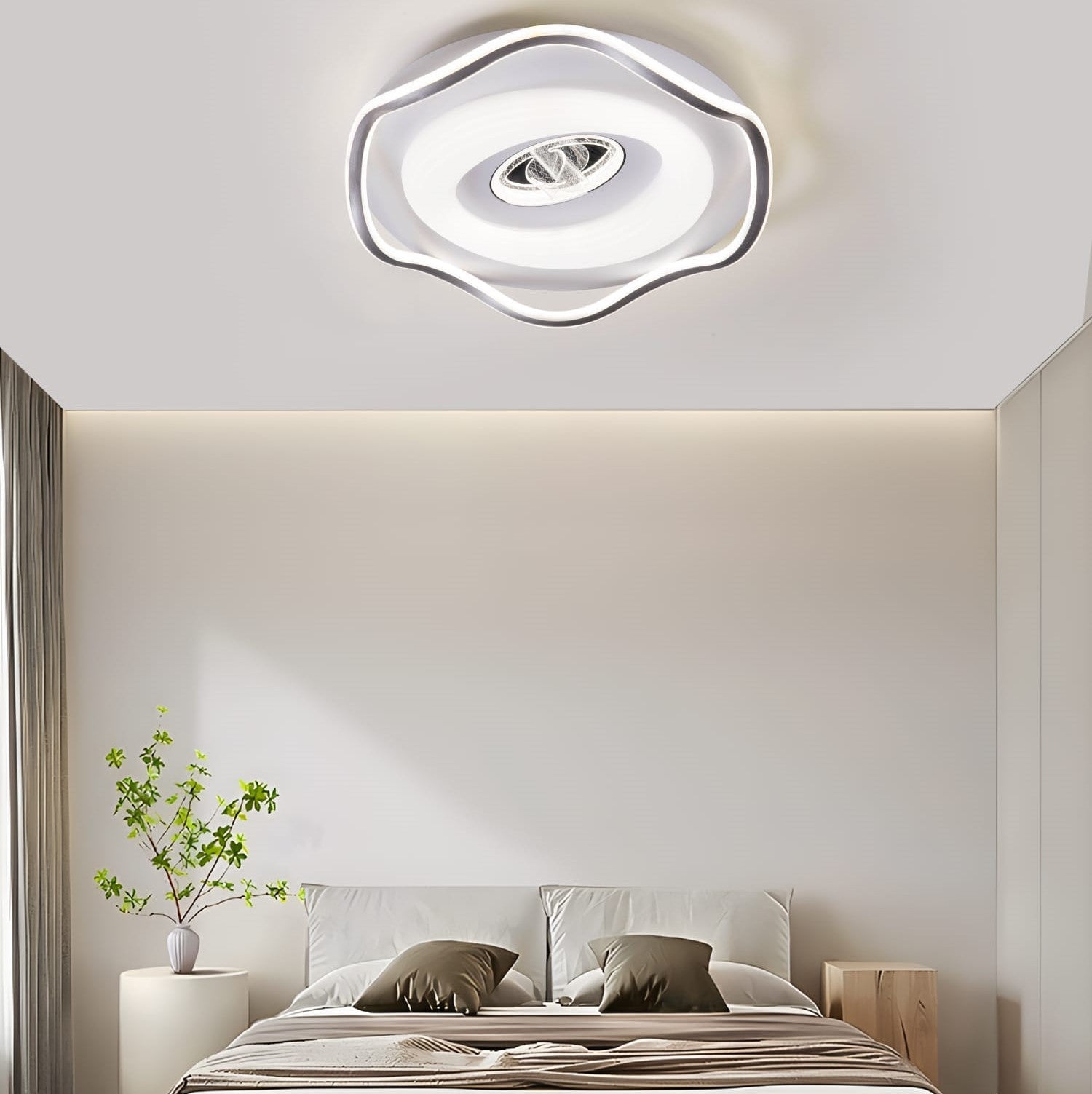 LED осветително тяло Splash OVAL 240W еквивалент 800W Smart с дистанционно