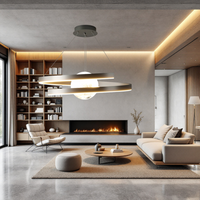 LED осветително тяло тип пендел INFINITY SPHERE черна Еквивалент 500W