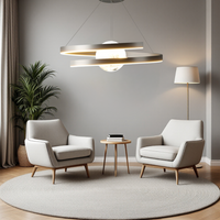 LED осветително тяло тип пендел INFINITY SPHERE черна Еквивалент 500W