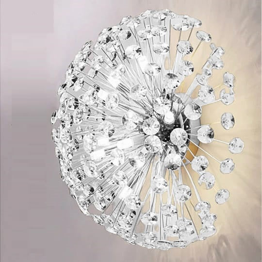 Осветително тяло тип аплик Crystal Dandelion Silver