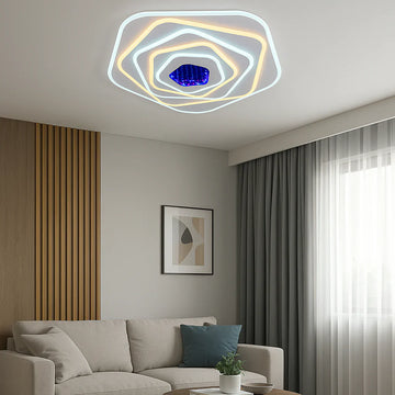 LED осветително тяло Pentagon RGB еквивалент 800W с дистанционно