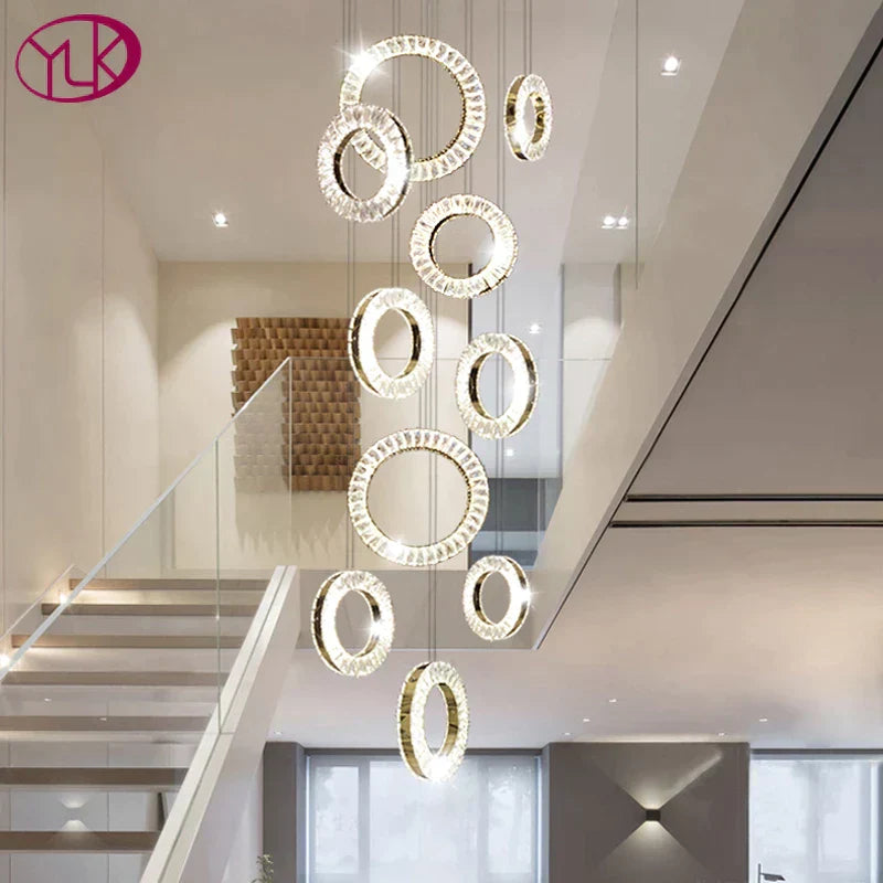 LED полилей 140W кристал ROYAL RAIN с дистанционно