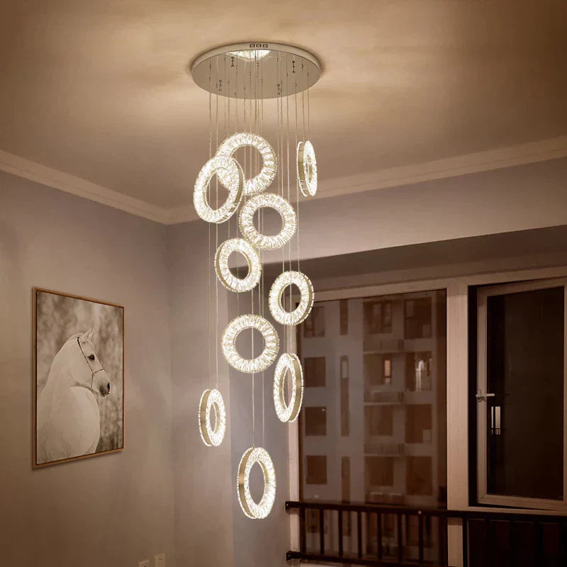 LED полилей 140W кристал ROYAL RAIN с дистанционно