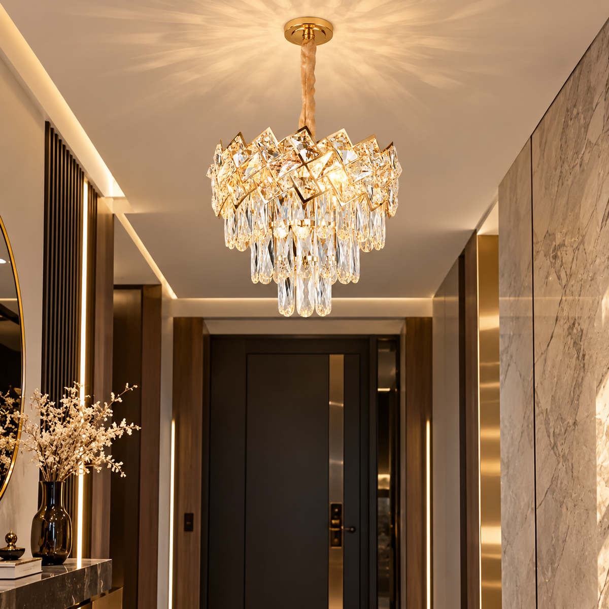 Закрепване към тавана и окачване на Malli Gold
