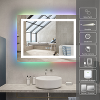 Oglinda Led Rgb 80X60Cm 3 Lumini Dezaburire Si Touch Od014-Rgb Mirror