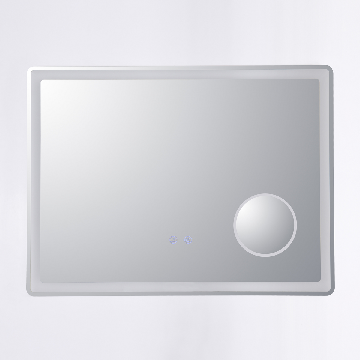 Oglinda Led 80X60Cm Lupa 3 Lumini Dezaburire Si Touch Od023 Mirror