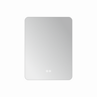LED огледало 50x70cm, 3 вида светлина, против замъгляване и Touch OD030