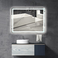 LED огледало 80x60cm, 3 вида светлина, против запотяване и Touch OD037Y