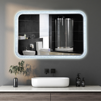 LED огледало 98x65cm, 3 вида светлина, против запотяване и Touch OD052