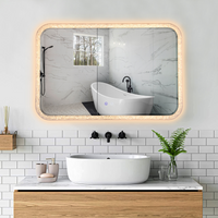 LED огледало 98x65cm, 3 вида светлина, против запотяване и Touch OD052