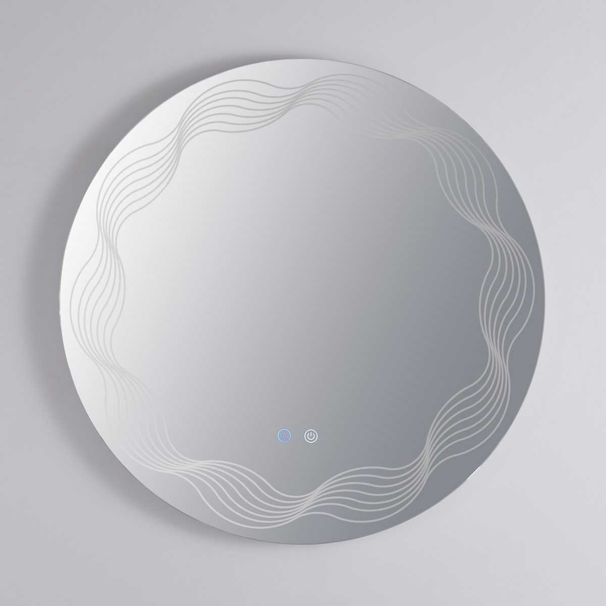 Oglinda Led Rotunda 70Cm 3 Lumini Dezaburire Si Touch Od060-5 Mirror