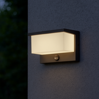 Външен LED аплик със сензор NESTOS, IP54, антрацит