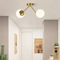 Осветително тяло Abajur MAT Nordic Scale GOLD 2xE27