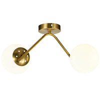 Осветително тяло Abajur MAT Nordic Scale GOLD 2xE27