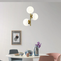 Пендел DIONIS Gold абажур мат 3xE27