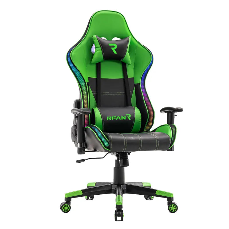 Геймърски стол, PREMIUM, Immersion Chairs, Green BOC-778
