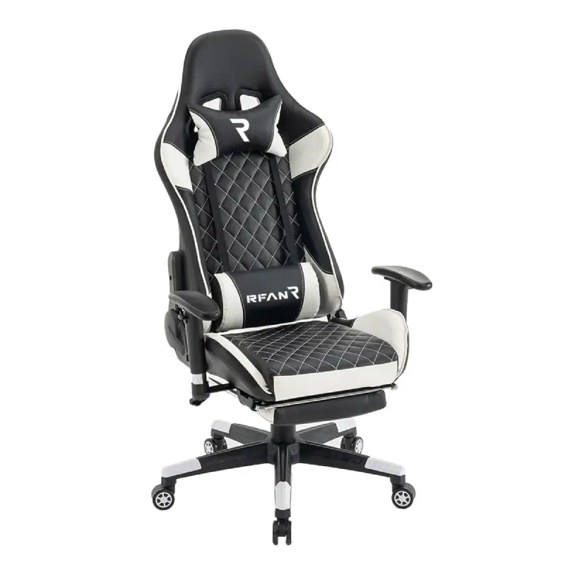Геймърски стол, GalacticGlide, Black-White WF-6039