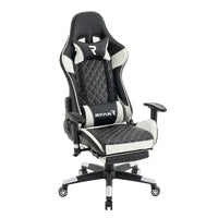 Геймърски стол, GalacticGlide, Black-White WF-6039