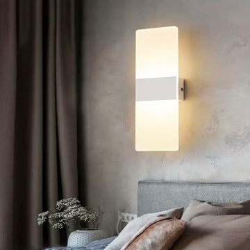 LED аплик за стена 12W SUBLIME Square SILVER