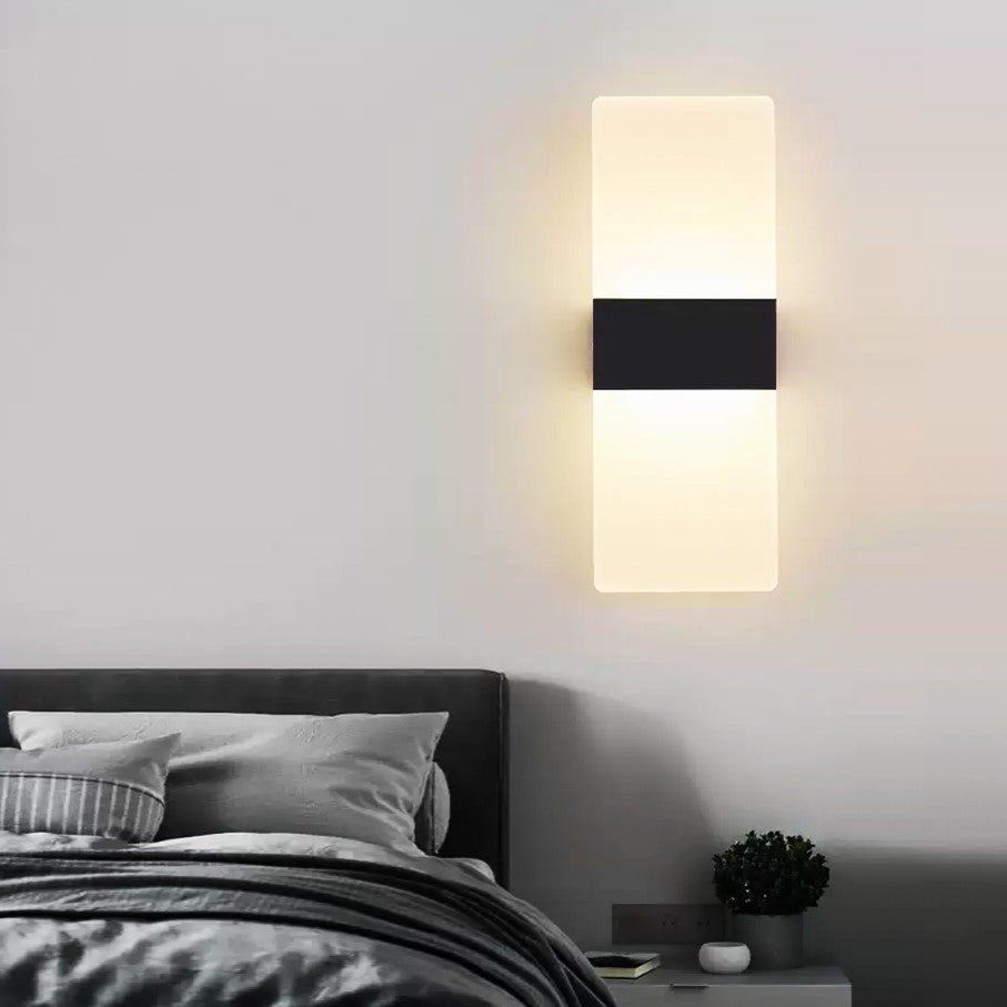 LED аплик за стена 12W SUBLIME Square BLACK