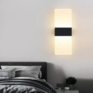 LED аплик за стена 12W SUBLIME Square BLACK