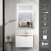 LED огледало 60x90cm, 3 вида светлина, против запотяване и Touch OD057