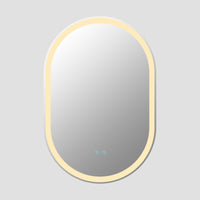 Oglinda Led Ovala 60X90Cm 3 Lumini Dezaburire Si Touch Od061 Mirror