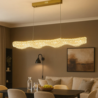 LED Висящо осветително тяло Sponge Line Gold Cristal – Еквивалент 400W