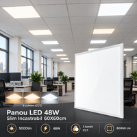 Panou LED 48W 60X60cm Slim Incastrabil Alb CCT