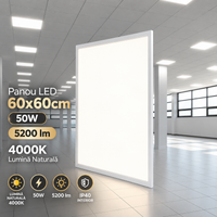 LED панел 50 W, 60 × 60 cm, IP40, 4000 K, Slim Backlight