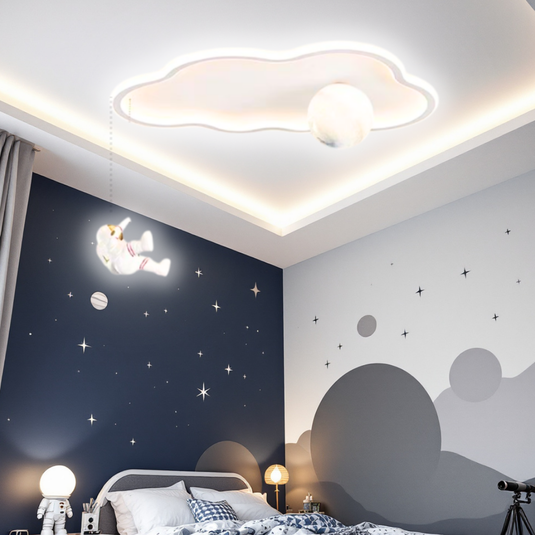 LED осветително тяло 144W Moonwalk Cloud с дистанционно, еквивалент 400W