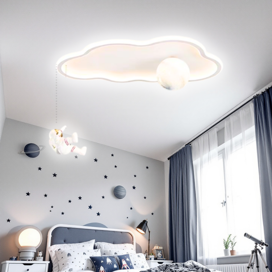 LED осветително тяло 144W Moonwalk Cloud с дистанционно, еквивалент 400W