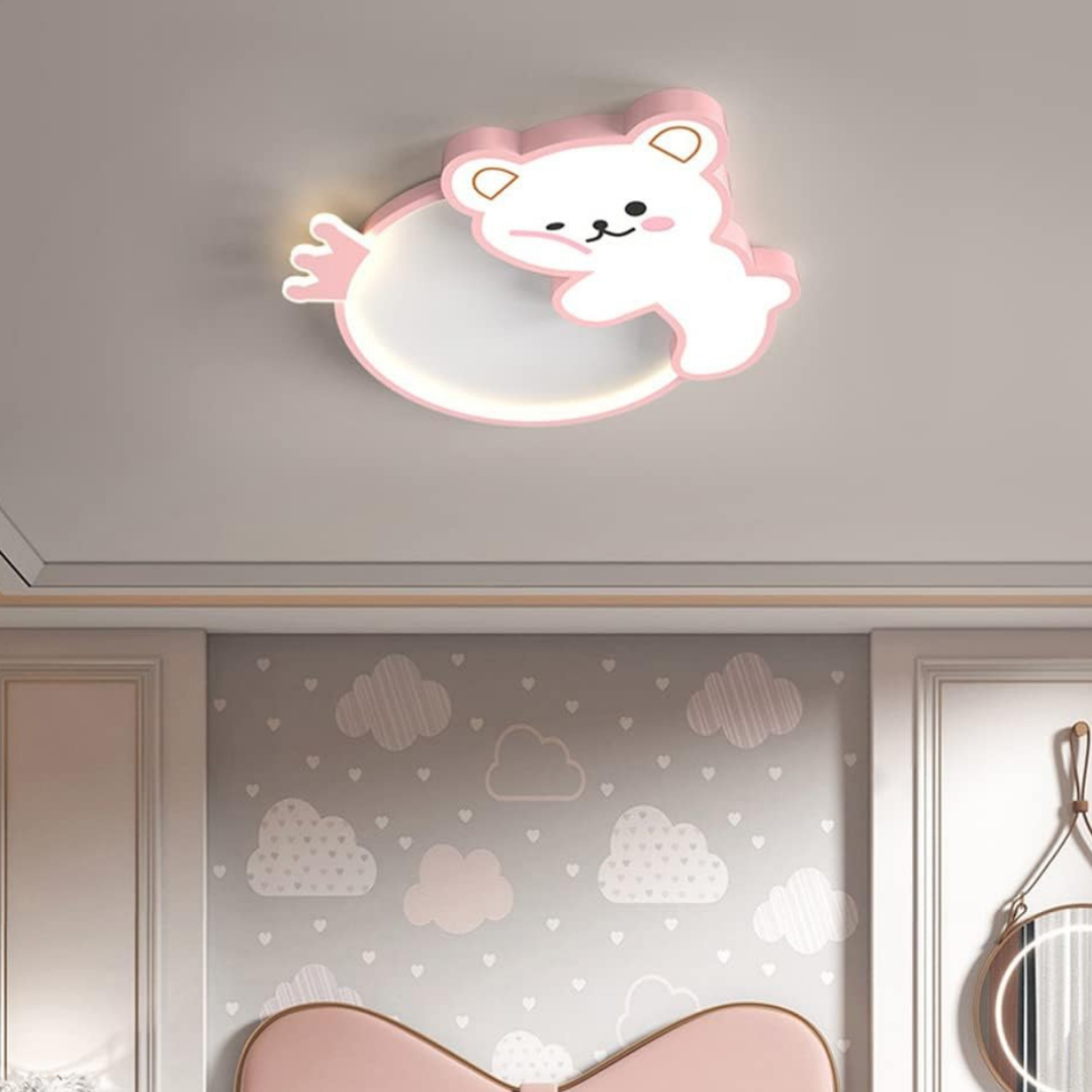 LED осветително тяло 96W Happy Bear с дистанционно, еквивалент 400W