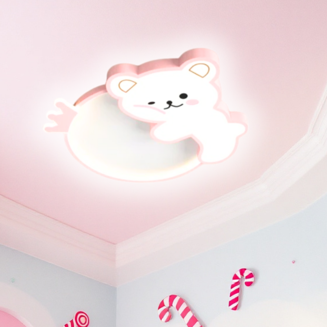 LED осветително тяло 96W Happy Bear с дистанционно, еквивалент 400W