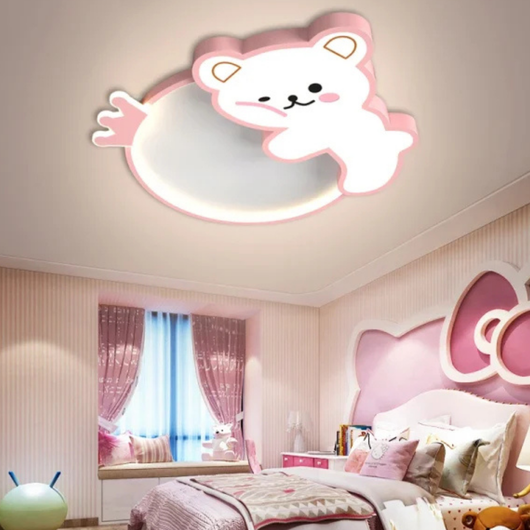 LED осветително тяло 96W Happy Bear с дистанционно, еквивалент 400W