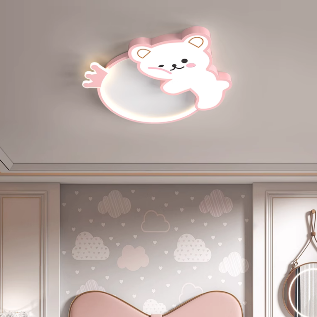LED осветително тяло 96W Happy Bear с дистанционно, еквивалент 400W
