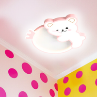 LED осветително тяло 96W Happy Bear с дистанционно, еквивалент 400W