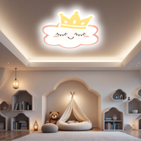 LED осветително тяло 120W Happy Cloud с дистанционно, еквивалент 500W