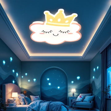LED осветително тяло 120W Happy Cloud с дистанционно, еквивалент 500W